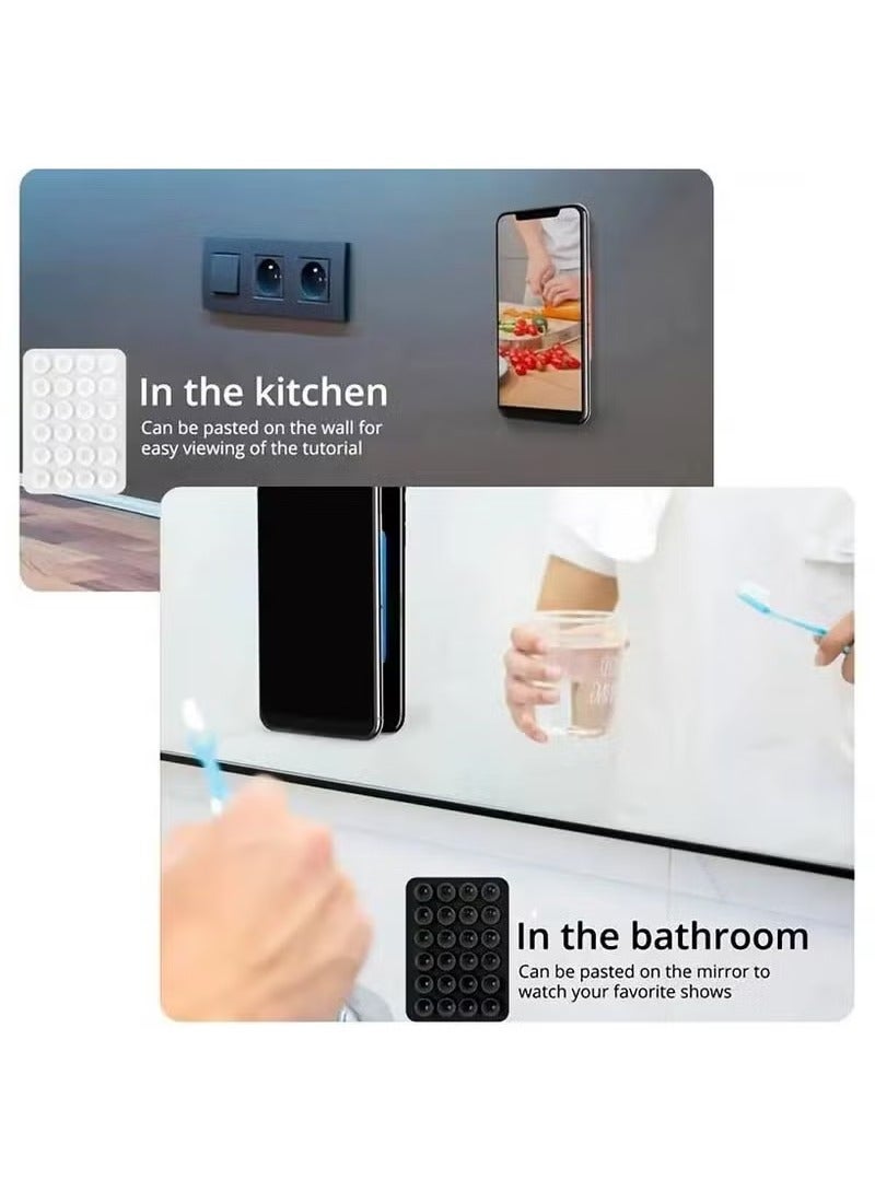 MIGOFAST Silicone Suction Cup Wall Stand Mat Multifunctional 24 Square Suction Phone Anti Slip Wall Phone Holder Mount - Image 4