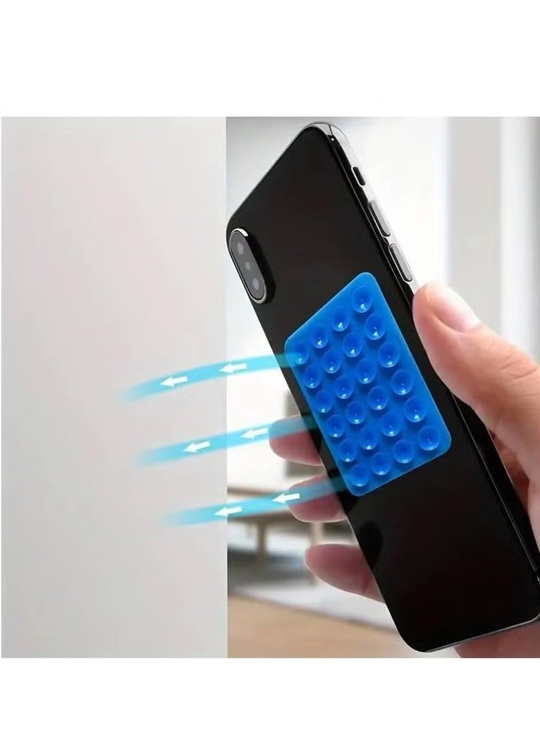 MIGOFAST Silicone Suction Cup Wall Stand Mat Multifunctional 24 Square Suction Phone Anti Slip Wall Phone Holder Mount - Image 5