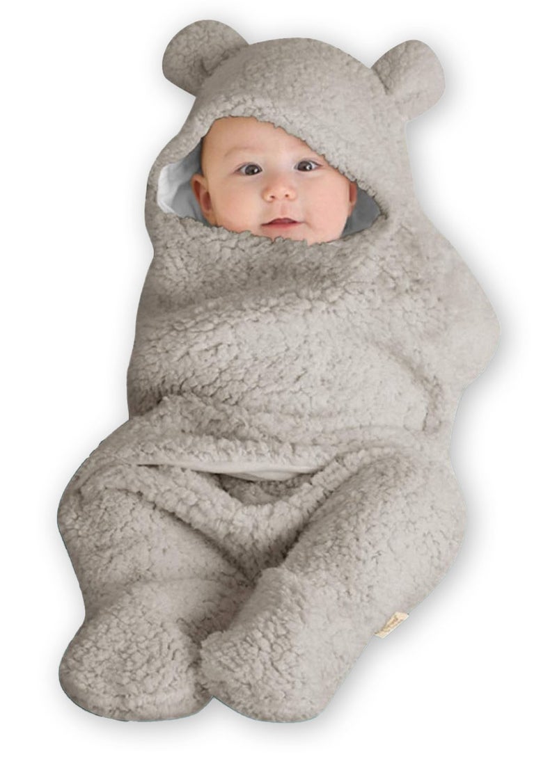 Swaddle Blanket Ultra Soft Plush Essential Receiving Swaddling Wrap for Infants 0 to 6 Month - Image 1
