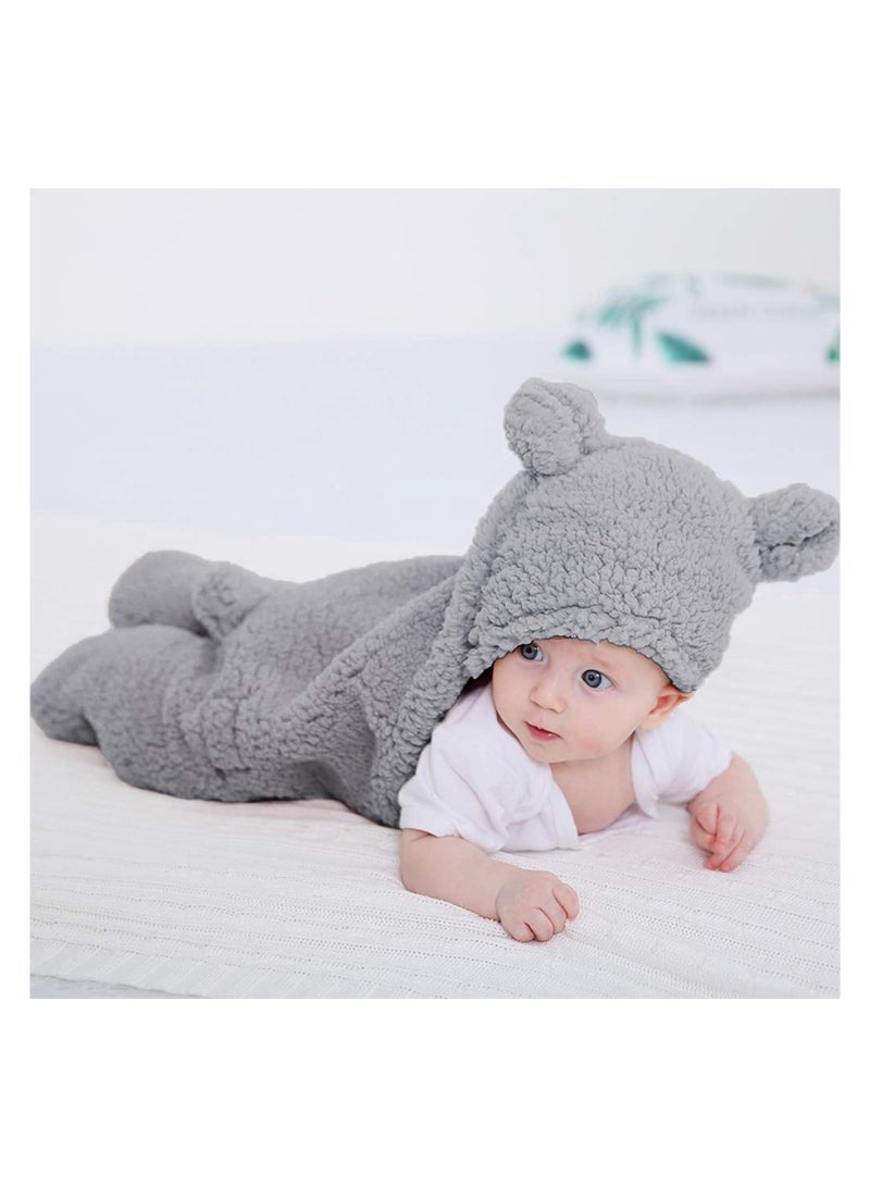 Swaddle Blanket Ultra Soft Plush Essential Receiving Swaddling Wrap for Infants 0 to 6 Month - Image 2