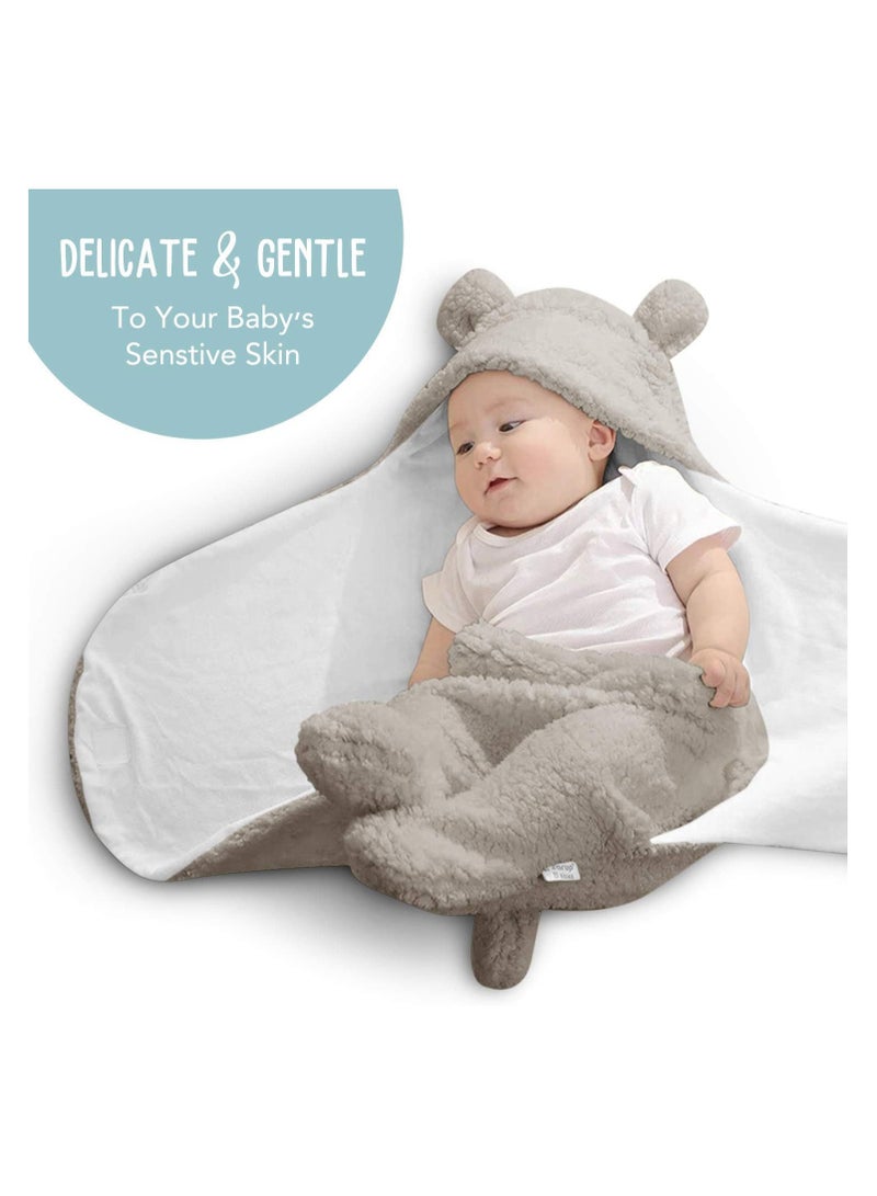 Swaddle Blanket Ultra Soft Plush Essential Receiving Swaddling Wrap for Infants 0 to 6 Month - Image 4