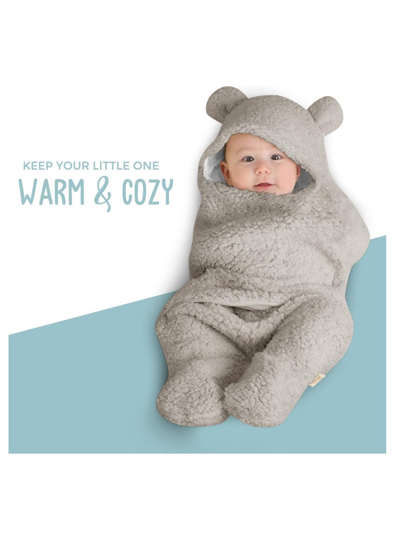 Swaddle Blanket Ultra Soft Plush Essential Receiving Swaddling Wrap for Infants 0 to 6 Month - Image 5