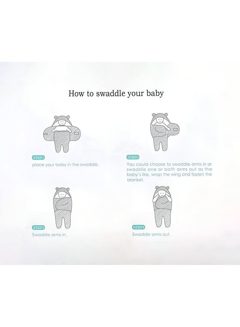 My Pumpkin Swaddle Blanket Ultra Soft Plush Essential Receiving Swaddling Wrap for Infants 0 to 6 Month - Image 4