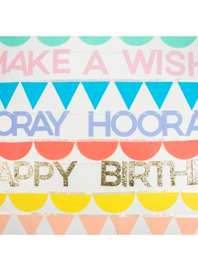 Meri Meri  Rainbow Birthday Garland  | Best Price UAE