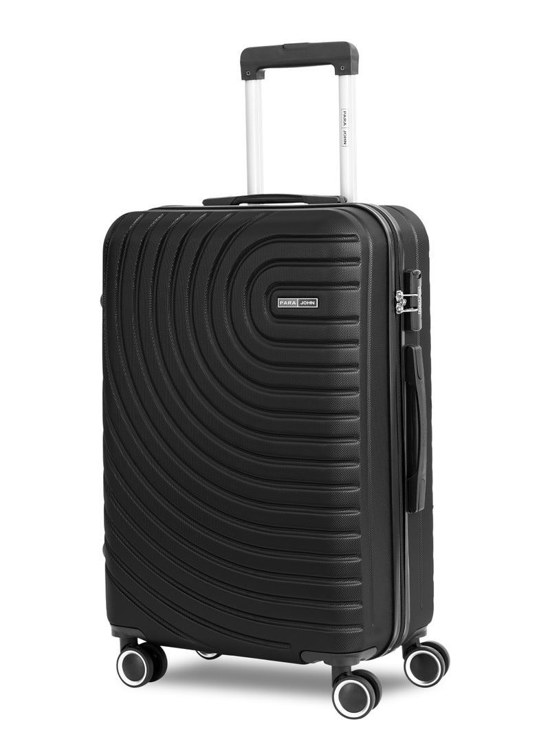 PARAJOHN Cabin Size 20-Inch ABS Lightweight Hardshell Luggage Trolley | carrying 2.5kg 4-Wheel Spinner Suitcase black - Image 1