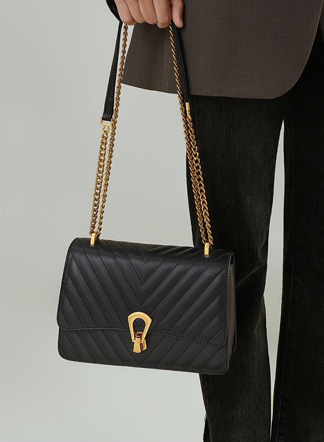 viney 026 Summer New Arrival Women's Crossbody Bag & Underarm Bag, Premium Genuine Leather Shoulder Bag with Chain - Image 3