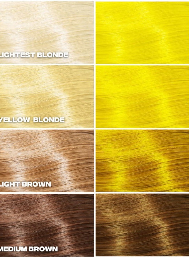 Good Dye Young صبغة شعر شبه دائمة، صبغة شعر بلون أشقر أصفر نباتية وخالية من القسوة، تدوم حتى 24 غسلة، صبغة شعر مرطبة غير ضارة (5FL OZ، سرق أشعتي الشمس) - Image 3