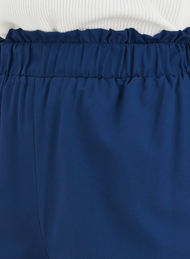 Take Two Solid Elastic Waist Wide Leg Pants - Image 3