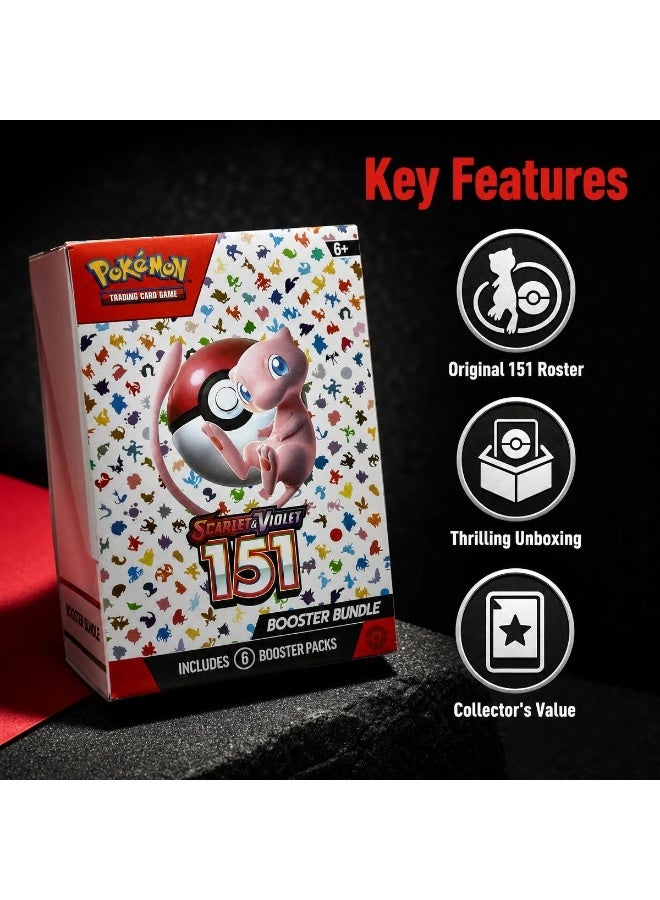 Pokemon TCG Scarlet & Violet 151 Booster Bundle (SV3.5) with 6 Booster Packs - Image 2