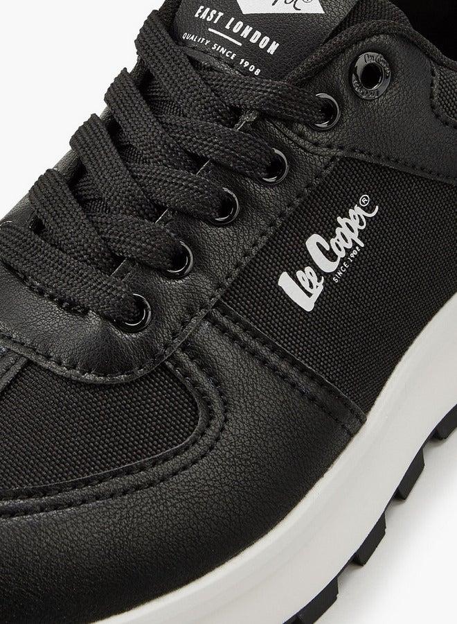 Lee Cooper Men's Panelled Lace-Up Sneakers - Image 5