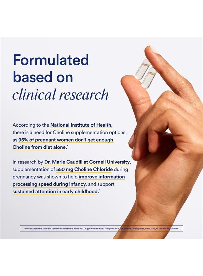 Ritual Natal Choline Supplement, 550mg, Supports Baby's Cognitive Function When Taken During Pregnancy and Choline Content in Breastmilk*, 30 Day Supply - Image 4