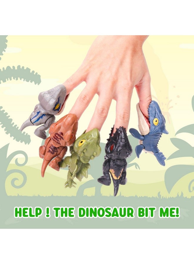 ledorr 6Pcs Dinosaur Action Figures With Movable Mouths, Dino Figure Chomp Toy Gifts 3 4 5 6 7 8 Year Old Boys And Girls. Dinosaur Figure Chomp Toys Gift For Kids  - Image 5