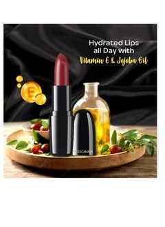 Faces Canada FACESCANADA Weightless Creme Finish Lipstick Dark Cocoa Brown 4G Creamy FinishSmooth Texture  Long Lasting Rich Color Hydrated Lips Vitamin E Jojoba Oil Shea Butter Almond Oil  - Image 4