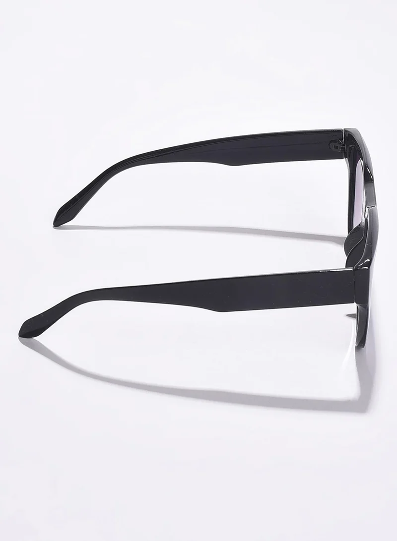 Haute Sauce Black Lens Black Butterfly Sunglasses