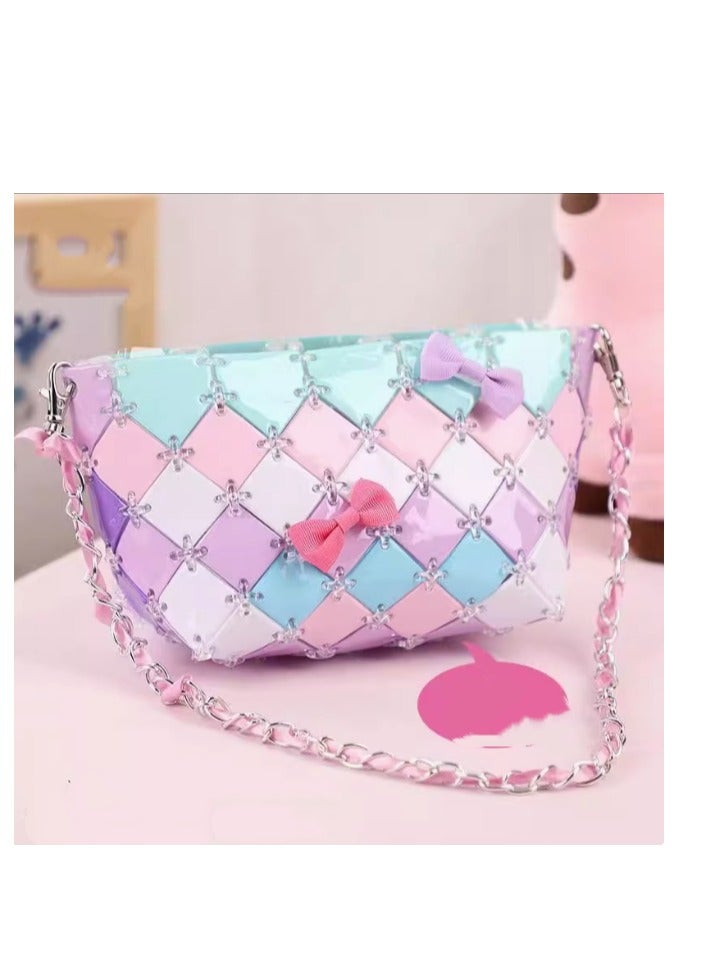 International Children's Day Children's Day Gift diy Handmade Bag Girl Birthday Gift Folding Handbag Primary School Toys 