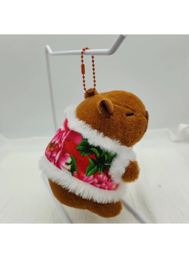 Net Red Kapibala Doll Cute Capybara Pendant Plush Toy Doll Doll Grab Machine Doll Wholesale-Specifications:9cm Capibala Wallet - Image 5