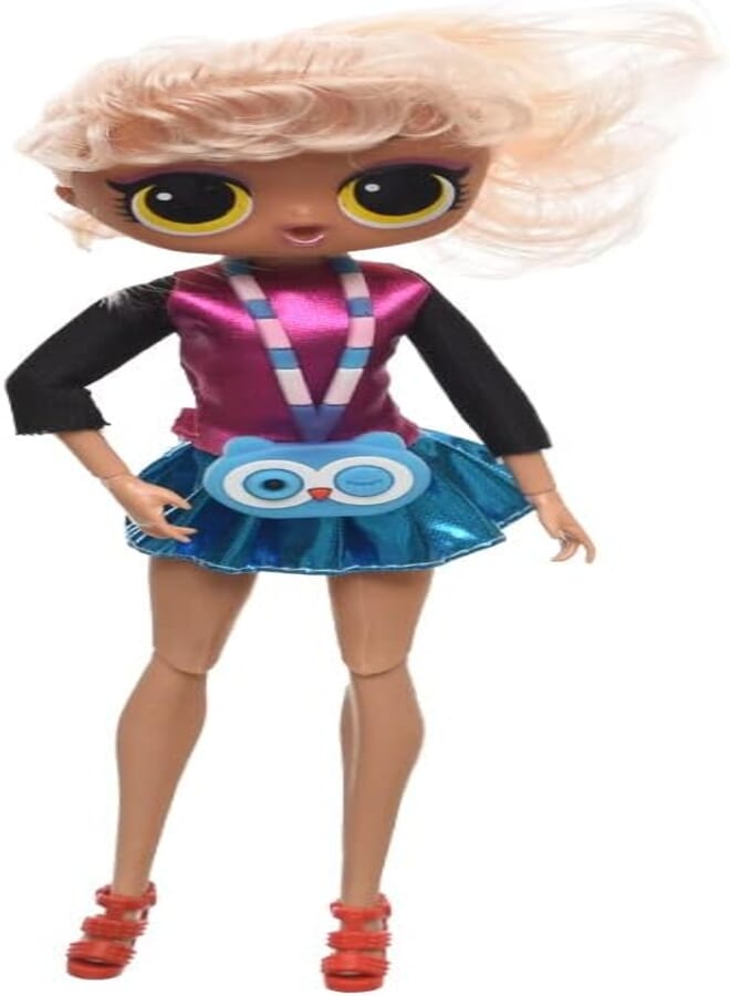 Carol 8286 lol high quality fashion doll with hand bag for girls - multi color