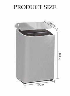 DUNISO All inclusive Washer Cover，Washing machine protective cover，Washing machine dust cover with zipper，sun-proof, rainproof, and waterproof for 99% of pulsator washing machines，XL  - Image 2