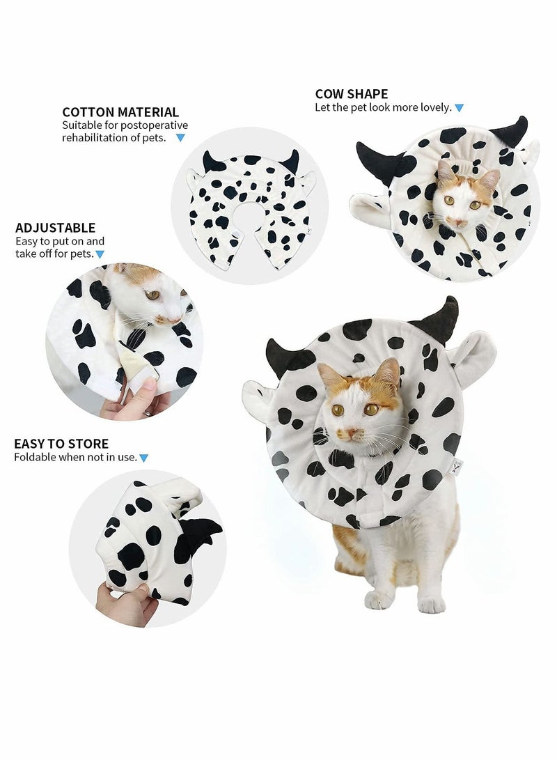 Excefore Adjustable Cat Cone Collar Soft, Cute Cat Recovery Collar, Cat Cones After Surgery for Kittens  - Image 2
