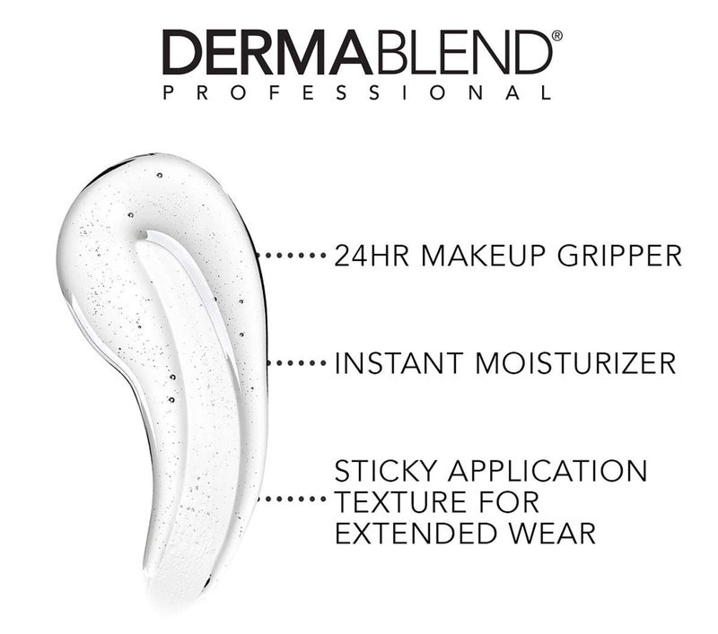 Dermablend Insta-Grip Jelly Primer Face Makeup, Silicone-Free Face Primer for Dry Skin, Pore Minimizing with 24HR Wear, 1.0 Fl oz - Image 2