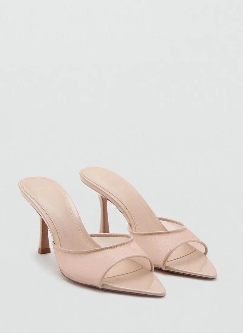 MANGO Pointed Heel Sandals