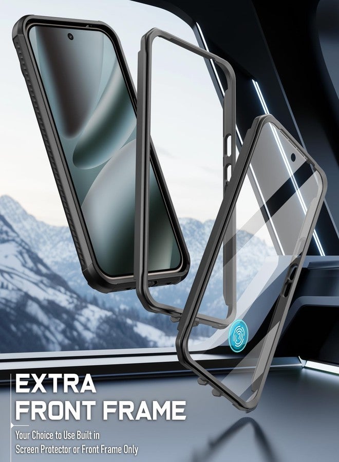 Poetic Guardian MagPro Case for Google Pixel 10 Pro XL 5G, [Compatible with MagSafe & Fingerprint ID], [2 Front Frame] Full-Body Shockproof Clear Cover with Built-in Screen Protector, Black/Clear - Image 4