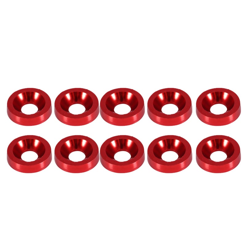 مسمار مزخرف من الفولاذ المقاوم للصدأ والألومنيوم - مسمار تعديل سيارة متين ودائم الصلاحية بقطر 6 مم لجهاز حامل لوحة الترخيص ومصد السيارة الأمامي والخاطئ لتزيين السيارة - Image 4