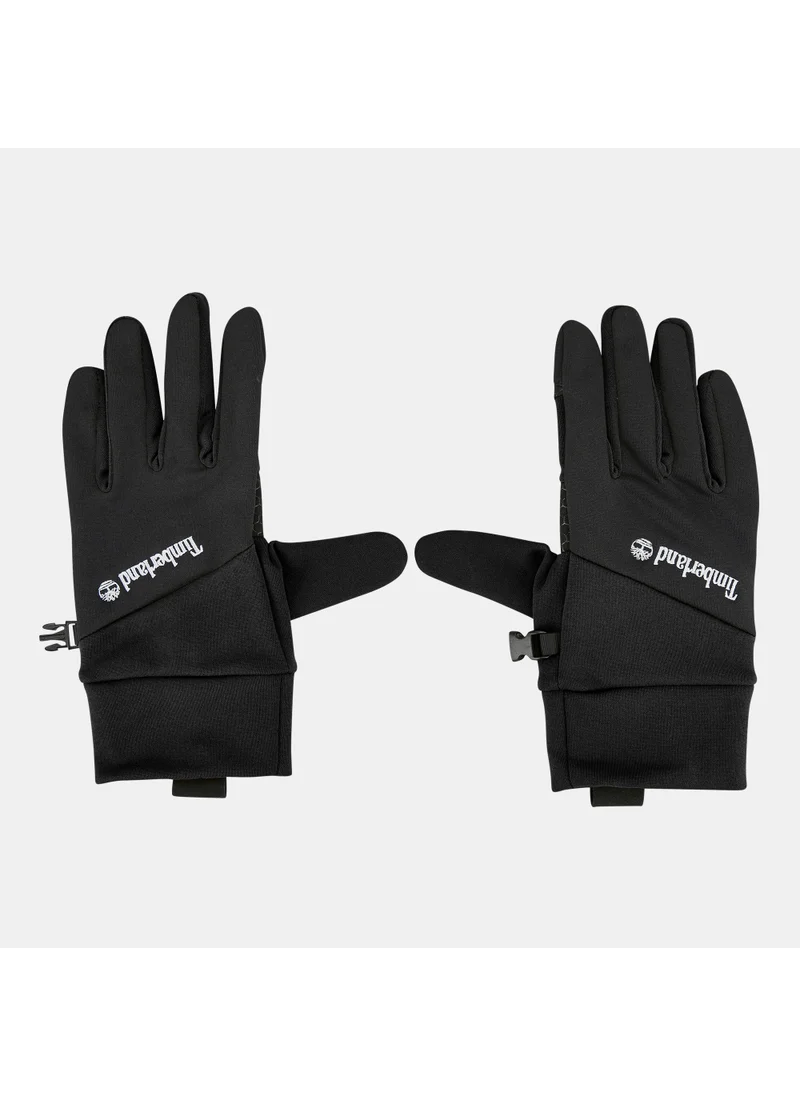 Timberland Men's Stretch Colorblock Softshell Fleece Gloves