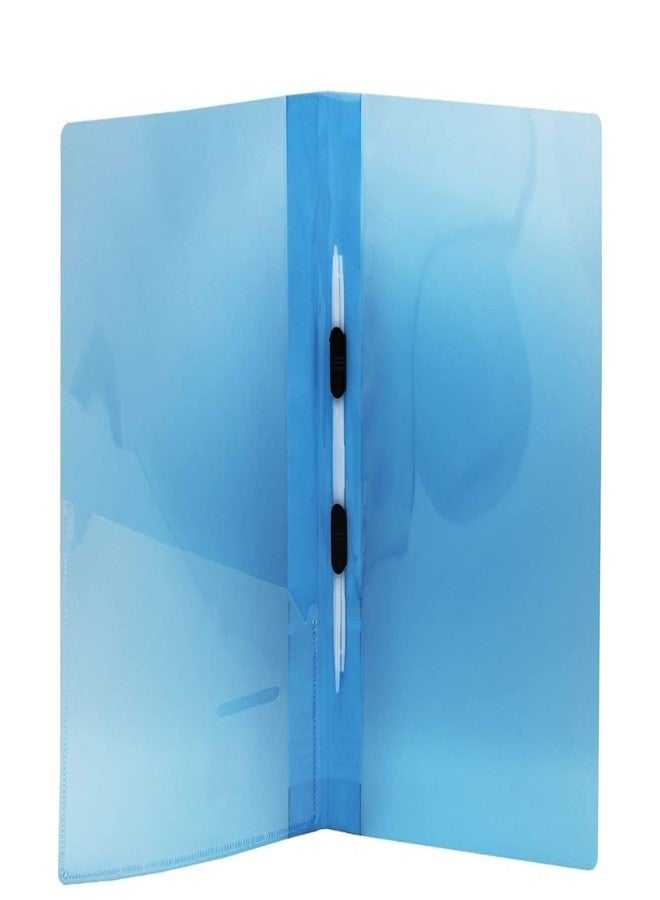 Shining Zon A4 Size Transparent Report File Folder with Plastic Clip for Certificates, Office Documents, Reports, Page Holder, Presentation | Pack of 10 Pieces - Image 5