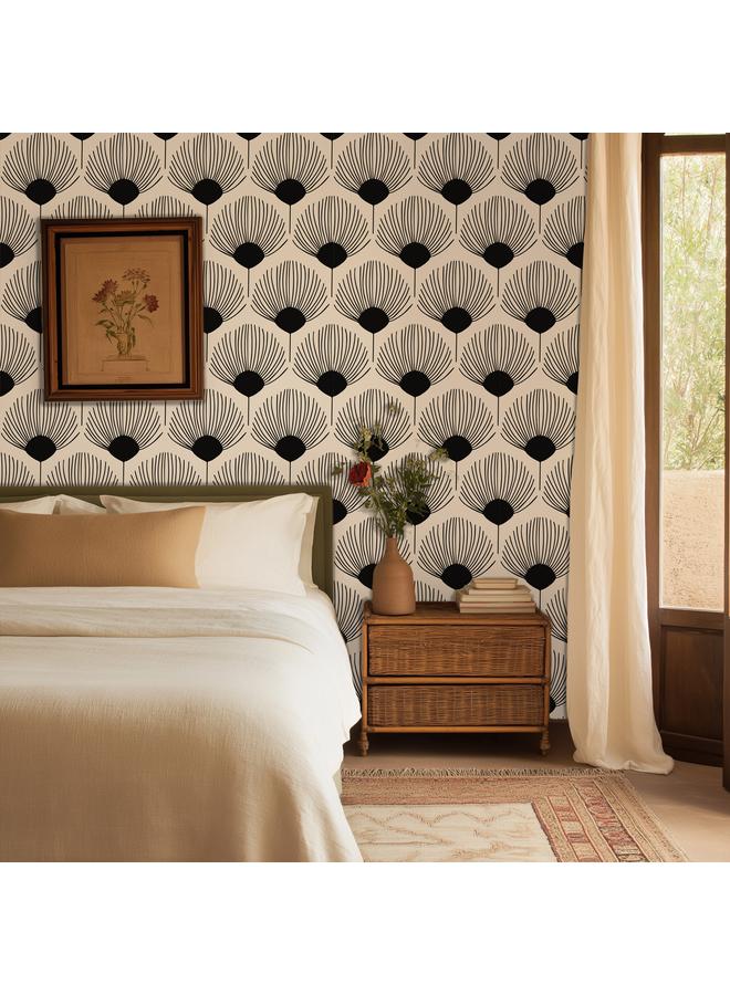 Bluejw Hot Sale Wallpaper Fan-shaped Background Self-adhesive Touch Wallpaper Living Room Bedroom Wall Stickers Furniture Renovation Stickers - Image 5