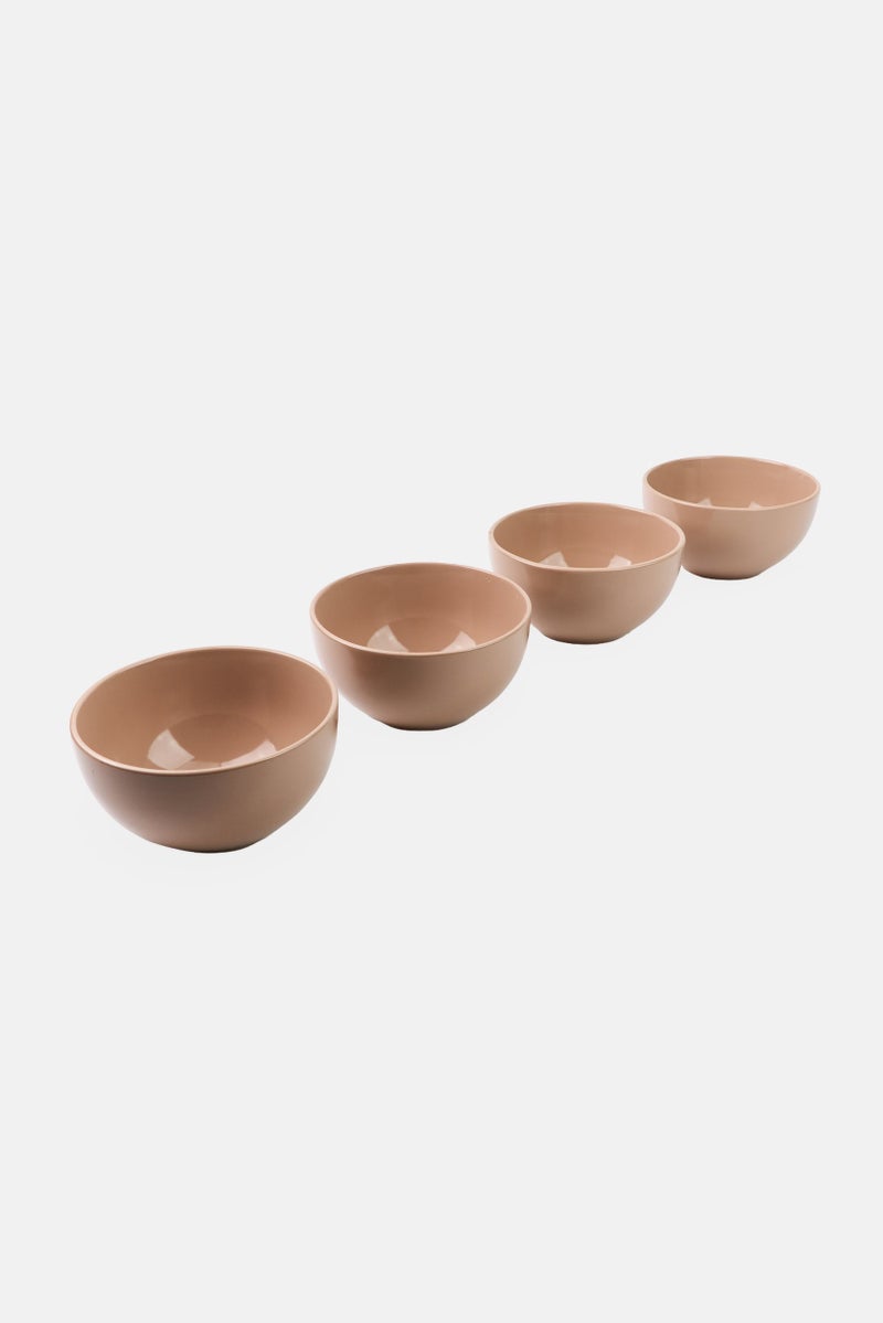 Maser 4 Pieces Round Bowl, Beige  - Image 4