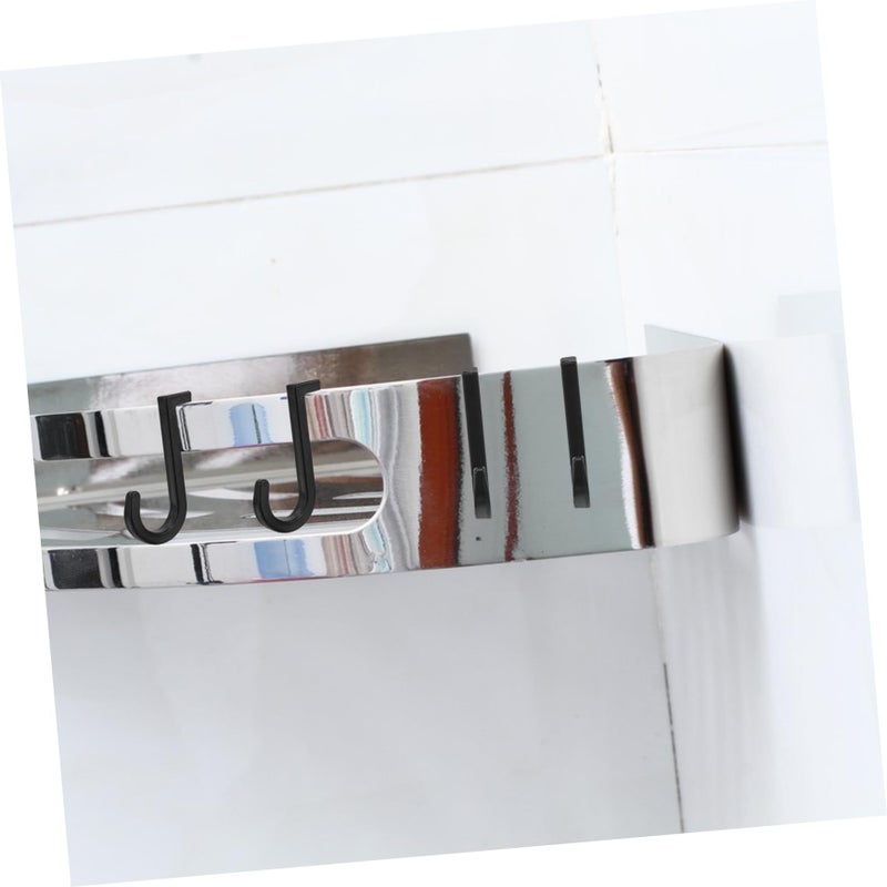 Modern Design Flat J Hooks 4 Pack for Hanging Coats Bags Towels in Home Office or Car - Image 5