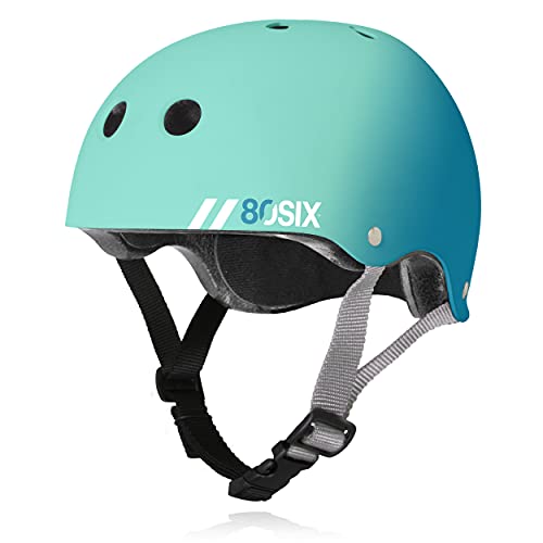 80SIX Triple Certified Multisport Helmet - Ideal for Bike, Scooter, Skateboard, Roller Skate and Inline Skate - Image 1