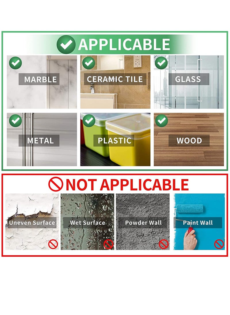 PAMEER - 5-Meter Reusable Nano Gel Double-Sided Tape, Double Action Tape, Multipurpose Removable Mounting Tape Adhesive Tape, Reuseable Strong Sticky Wall Tape Strips, Transparent Tape for Household items. - Image 1