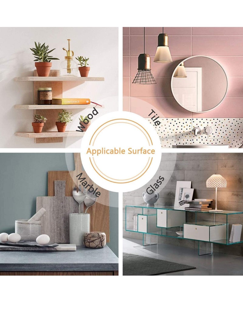 PAMEER - 5-Meter Reusable Nano Gel Double-Sided Tape, Double Action Tape, Multipurpose Removable Mounting Tape Adhesive Tape, Reuseable Strong Sticky Wall Tape Strips, Transparent Tape for Household items. - Image 1