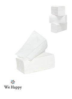 We Happy We Happy Premium Interfold Tissue Paper Hand Towel 150 Sheets x 20 Packs - 3000 Pieces Ideal for Kitchen Bathroom Table and Napkin Use with Hand Sanitizer 50ml  - Image 4