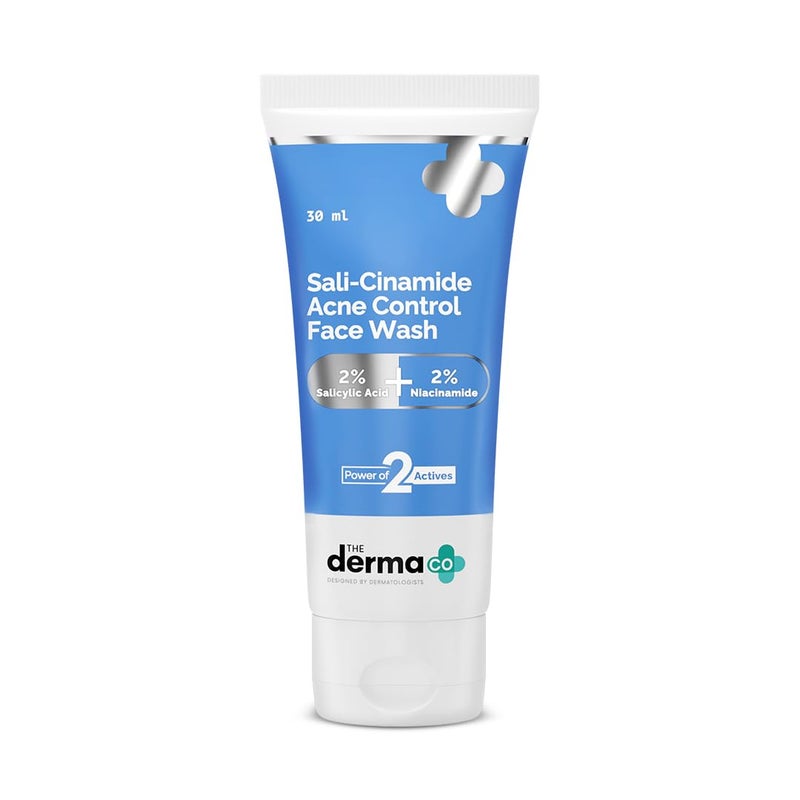 THE derma Co The Derma Co SaliCinamide AntiAcne Face Wash with 2 Salicylic Acid  2 Niacinamide  30ml 