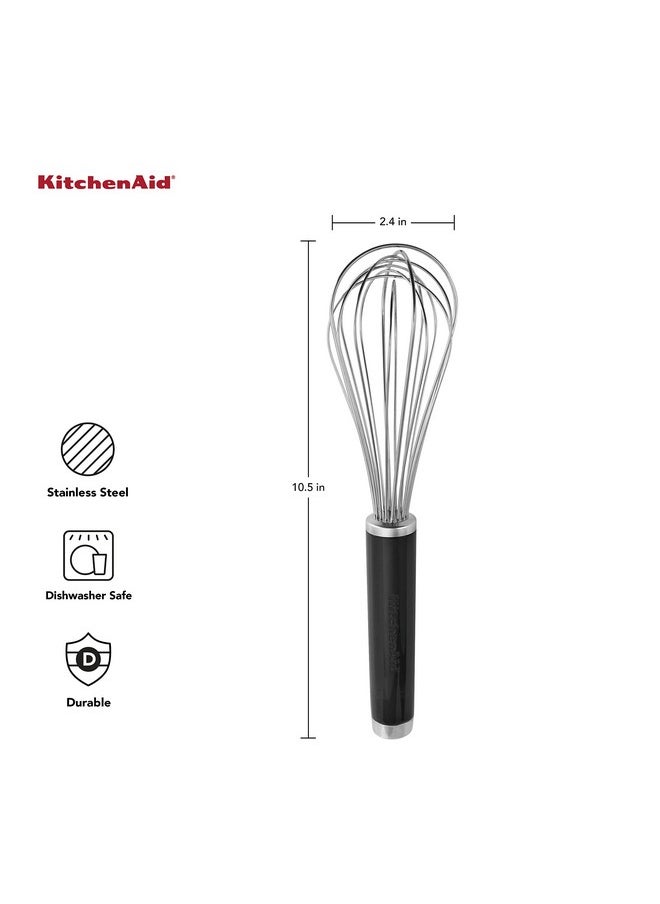 KitchenAid KitchenAid Classic Utility Whisk, 10.5 Inch, Black  - Image 3