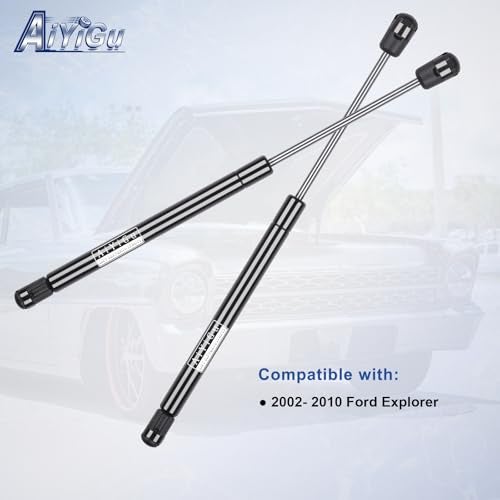 AiYiGu Front Hood Struts Shocks Lift Supports Gas Springs 4142 Compatible with Ford Explorer 2002 2003 2004 2005 2006 2007 2008 2009 2010, Replacement SG404025, Pack of 2 - Image 4