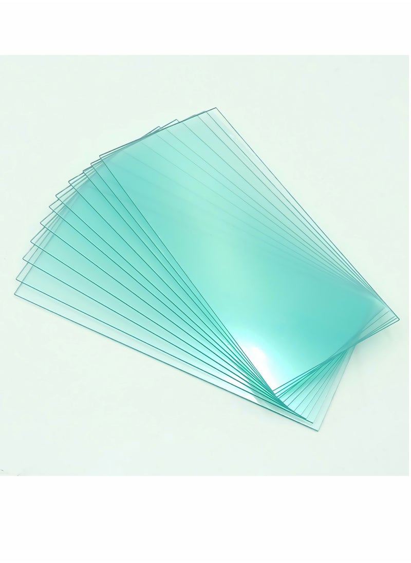 Y&D Welding Protection Lenses, Automatic Dimmable Transparent Plastic Mask Sheet, High Definition For Caps, Splash-proof, Dust-proof and Sand-proof (10Pcs)  - Image 1
