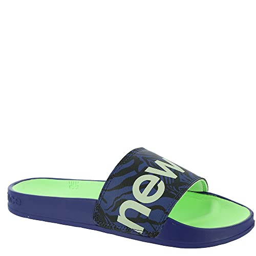 New Balance Women's 200 V1 Slide Sandal, Victory Blue/Vibrant Spring Glo/White, 7 - Image 1