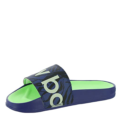 New Balance Women's 200 V1 Slide Sandal, Victory Blue/Vibrant Spring Glo/White, 7 - Image 4