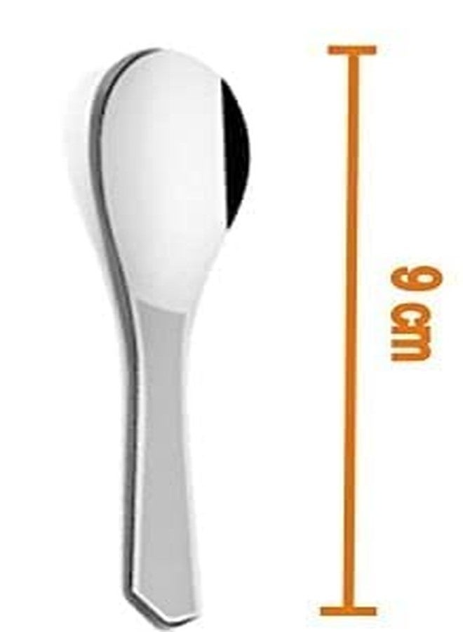 A2S Stainless Steel Small Masala Containers Spoon Set for Home/Kitchen | Masala Spoons - 6 Spoons - Image 2
