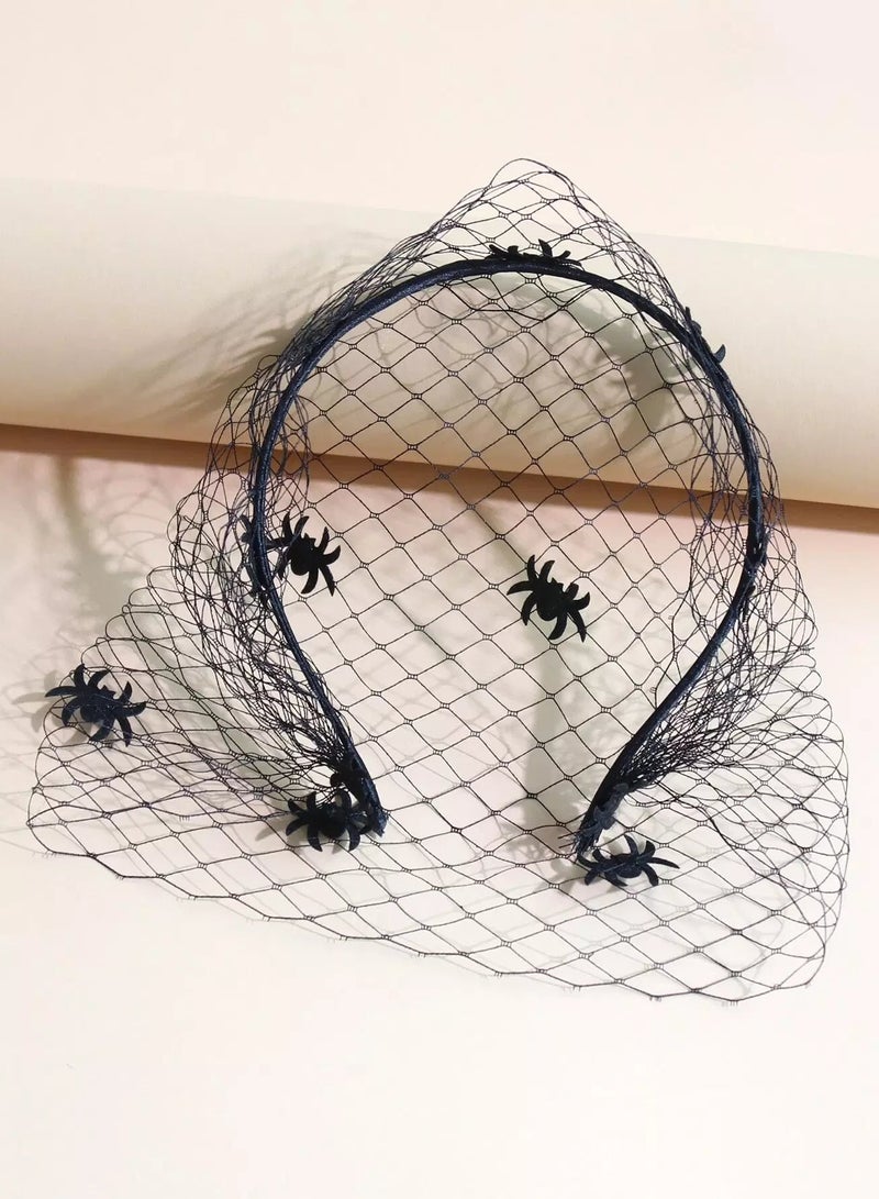 Toddler Girls Mesh Decor Halloween Costume Hair Hoop  - Image 4