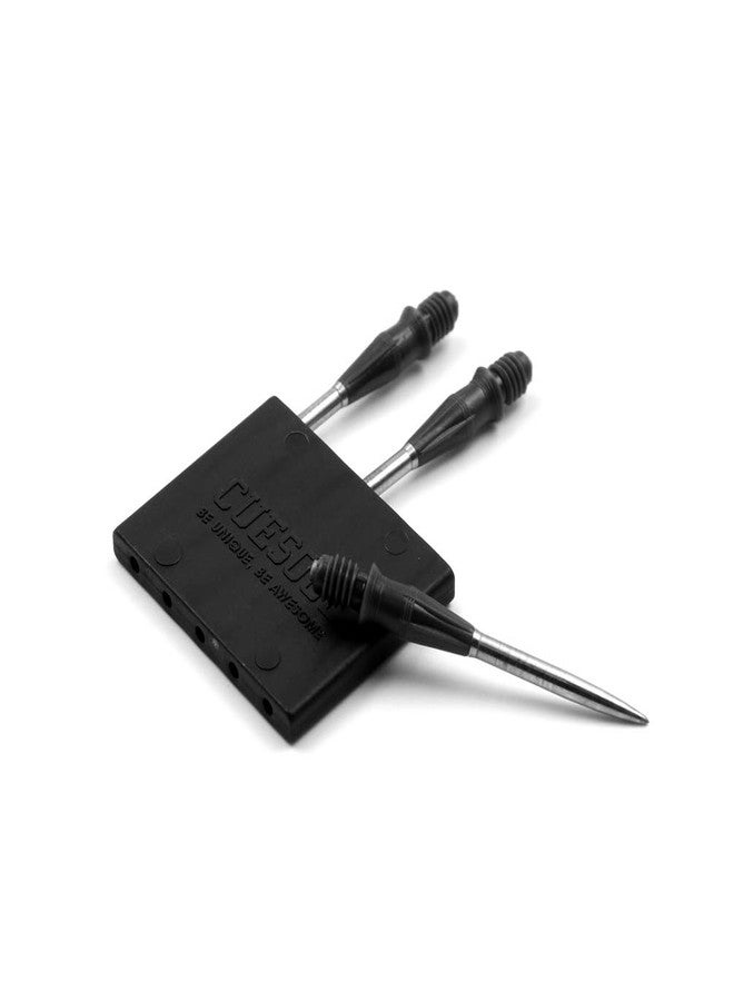 كيوسول رؤوس سهام CUESOUL Touch-Point التحويلية باللون الأسود لرؤوس سهام ذات طرف ناعم بخيط 2BA - Image 1