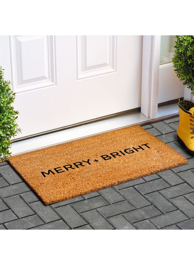 Calloway Mills 109121729 Ultra Modern Merry & Bright Doormat 17" x 29"