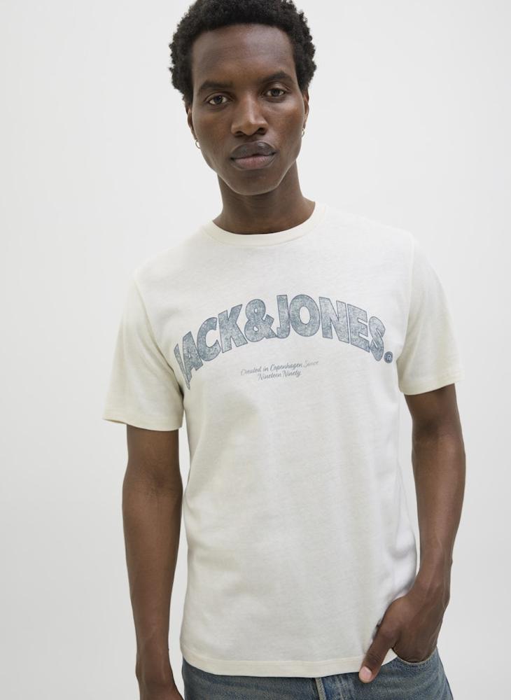 JACK & JONES - JORALMERIA BOLD BRANDING TEE SS CN - Image 1