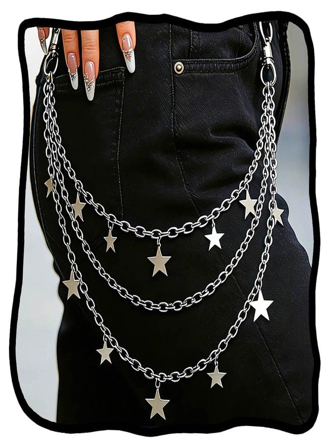 Woeoe Pants Chain for Men Pocket Chain for Pants Jean Chains for Men Hip Jewelry for Women - Image 1