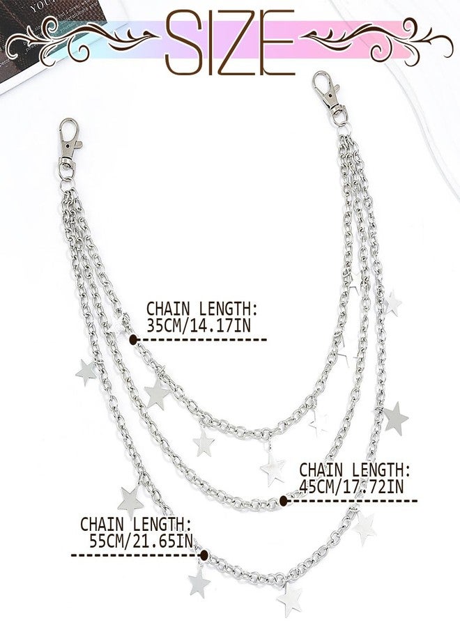 Woeoe Pants Chain for Men Pocket Chain for Pants Jean Chains for Men Hip Jewelry for Women - Image 4