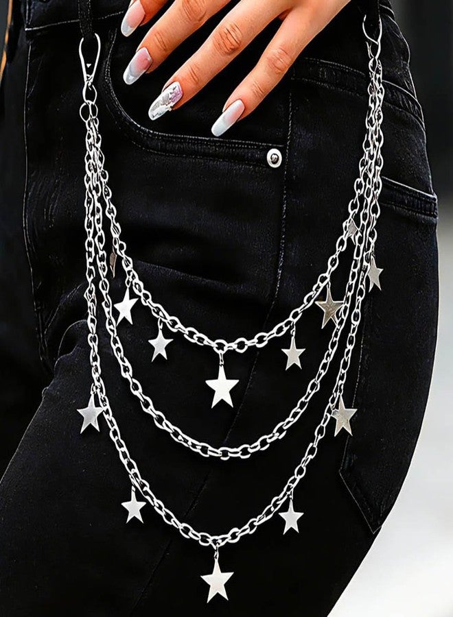 Woeoe Pants Chain for Men Pocket Chain for Pants Jean Chains for Men Hip Jewelry for Women - Image 3